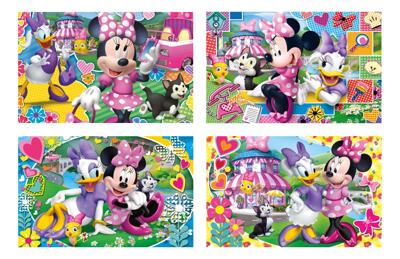 Clementoni Legpuzzel Disney Minnie 4 Puzzels 2x20/2x60 Stukjes