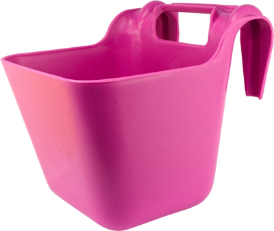 Voerbak met ophangbeugel roze 13,5 l KS