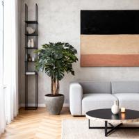 Monstera Kunstplant Deluxe 120cm op stam - thumbnail