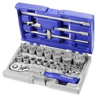 Expert by Facom doppen en hulpstukken 1/2" | metrische maten | 22-delig | in koffer | E032900 - E032900 - thumbnail