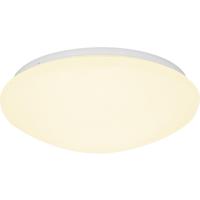 LED Plafondlamp - Velvalux - 12W 1300lm - Warm Wit 3000K - Spatwaterdicht IP44 - Opbouw - Rond - Wit - thumbnail