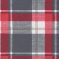 VidaXL Tuinstoelkussens 6 st 120x50x3 cm stof ruitpatroon rood - thumbnail