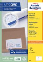 Etiket avery 6135 210x145mm wit 200st | 5 stuks - thumbnail