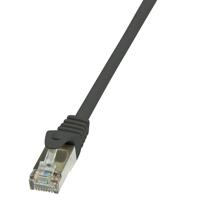 LogiLink CP2093S RJ45 Netwerkkabel, patchkabel CAT 6 F/UTP 10.00 m Zwart Snagless 1 stuk(s) - thumbnail