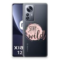 Xiaomi 12 Pro Telefoonhoesje met Naam Boho Stay Wild - thumbnail