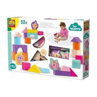 SES houten bouwblokken eenhoorn, 52st. - thumbnail