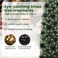 VidaXL Kunstkerstboom groen 180 cm pvc en staal en kunststof - thumbnail