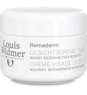 Remederm dry skin gezichtscreme UV20 geparfumeerd 50 Milliliter