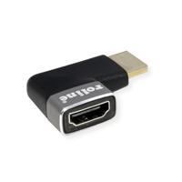 ROLINE 8K HDMI-adapter, HDMI ST/BU, 90° hoek - thumbnail