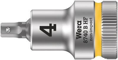 Wera 8740 B HF 05003031001 Dop (zeskant) Dopsleutelinzetstuk Houderfunctie 4 mm 3/8 SW 4 3/8 (10 mm)
