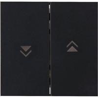 Kopp bedieningswip dubbel met pijlen opdruk mat-zwart HK07 490359008 - thumbnail