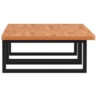 Badkamer wandschap staal en massief beukenhout - thumbnail