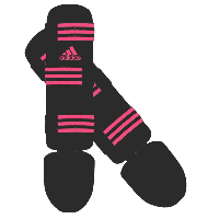 adidas scheenbeschermers Good unisex zwart/wit - thumbnail