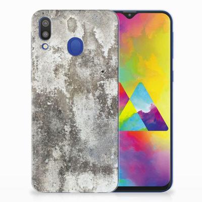 Samsung Galaxy M20 (Power) | TPU | Siliconen hoesje | Beton Print