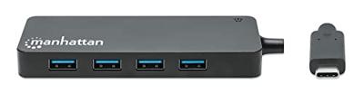 Manhattan 168410 USB 3.0-hub Zwart