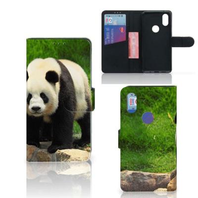 Xiaomi Mi Mix 2s | Telefoonhoesje | Met pasjeshouder | Panda