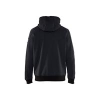 Blåkläder 4933 Hoodie met rits gevoerd zwart - maat L - thumbnail