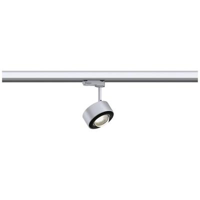 Paulmann ProRail3 Spot Aldan 9W Sil 3000K 3Ph dim 91388 Systeemlamp (basis) ProRail3 LED 8.00 W LED Zilver, Zwart