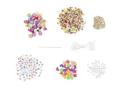 Creativ Company Mini creatieve box sieraden, kleurrijke armbanden, 1 doos Creativ Company Mini creatieve box sieraden, kleurrijke armbanden, 1 doos