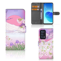 OPPO Reno 6 Pro Plus 5G | Telefoonhoesje | Met pasjeshouder | Bird Flying - thumbnail
