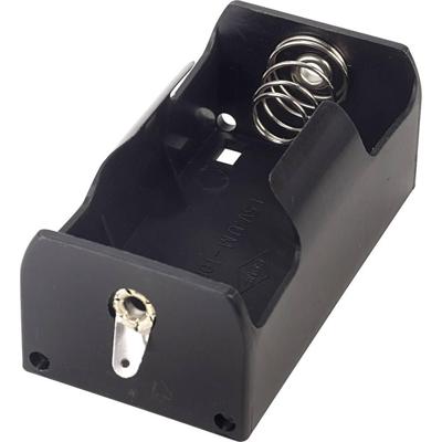 TRU COMPONENTS BH-111-1D Batterijhouder Aantal cellen: 1 D (mono) Soldeeraansluiting