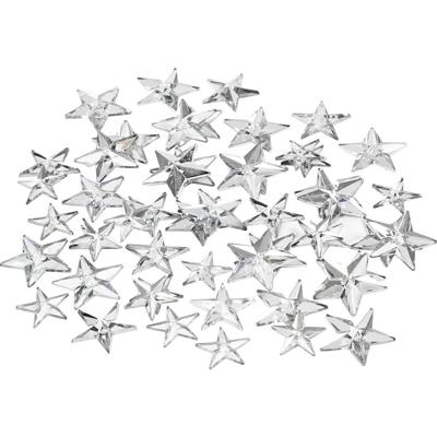 Creativ Company Strasstenen, afm 11+12+16 mm, zilver, 360 stuk/ 1 doos