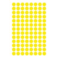 Avery-Zweckform 3013 Etiketten Ø 8 mm Papier Geel 416 stuk(s) Permanent hechtend Etiketten voor markeringspunten - thumbnail