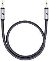 Oehlbach: i-Connect Jackplug Aansluitkabel 3,5mm - 3 meter - Zwart - thumbnail