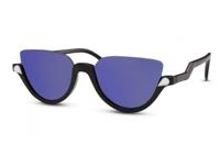 CWI zonnebril dames vlinder zwart/blauw (CWI1498) - thumbnail