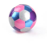 LG-Imports Metallic voetbal roze - thumbnail