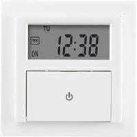 Sygonix SY-4504968 Inbouwtimer Digitaal Weekprogramma 1800 W Countdown-functie, Incl. opzetframe, START/STOP functie, Programmeerfunctie, Toevalsfunctie, - thumbnail