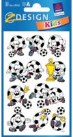 Avery AV-53392 Papieretiket Z-design Kids Pakje A 3 Vel Voetbal - thumbnail