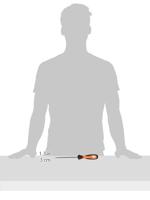 Bahco vierkante vijl 6 hecht ergo | 1-160-06-1-2 - thumbnail