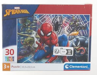Clementoni legpuzzel super color spiderman, 30st. - thumbnail
