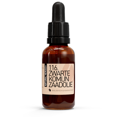 Zwarte Komijnzaadolie (Biologisch & Koudgeperst)