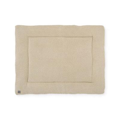 Jollein boxkleed Bliss knit 75x95cm nougat/coral fleece