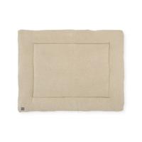 Jollein boxkleed Bliss knit 75x95cm nougat/coral fleece - thumbnail