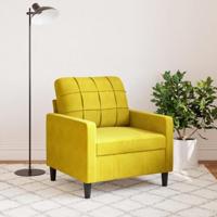 Fauteuil 60 cm fluweel geel - thumbnail