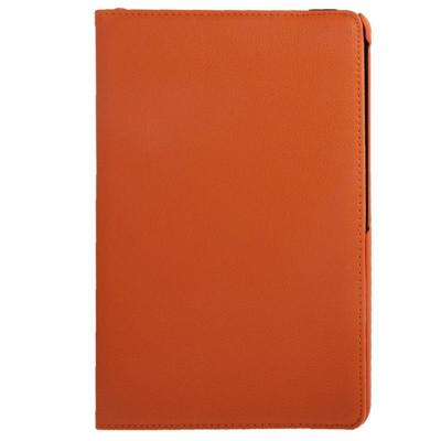 360 graden draaiend Litchi structuur lederen hoesje met houder voor Samsung Galaxy Tab Pro 10.1 / T520 (Oranje)