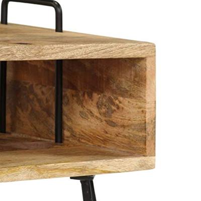 Nachtkastje 40x30x47 cm massief mangohout
