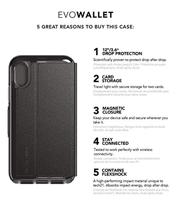 Tech21 Evo Wallet iPhone X / XS zwart - thumbnail