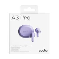 sudio A3Pro Paarse mist - De oordopjes met ruisonderdrukking voor de hele dag. Uitgebalanceerde luisterervaring, microfoons, Bluetooth-verbinding met meerdere punten, Bluetooth 5.4, IPX4 - thumbnail