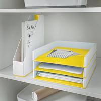 Brievenbak Leitz WOW A4 wit/geel | 4 stuks - thumbnail