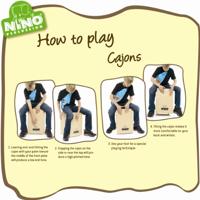 Nino Percussion NINO950OR 13 inch cajon voor kinderen oranje - thumbnail