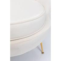 Kare Design Water Lily Gold Fauteuil - Beige Fluweel - thumbnail