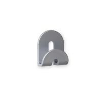 Deurhanger Inofix calma Zilverkleurig 2,5 kg Sticker - thumbnail