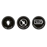 Maxxmee 00469 Akku-Vibrationsmopp Dweil Wit, Grijs 1 stuk(s) - thumbnail