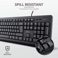 Trust Primo - Stille Keyboard en Muis set - Qwerty US - thumbnail