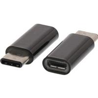 Valueline VLCP60910B Usb 2.0-adapter Usb-c Male - Usb Micro-b Female Zwart - thumbnail
