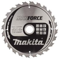 Makita Cirkelzaagblad voor Hout | Makforce | Ø 235mm Asgat 30mm 24T - B-08408 - thumbnail